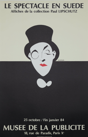 Le Spectacle en Suède Poster after Einar Nerman