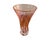 Postmodern Vintage Postmodern Blown Twisted Pink Glass Vase 1980s Art Deco For Sale - Image 3 of 6