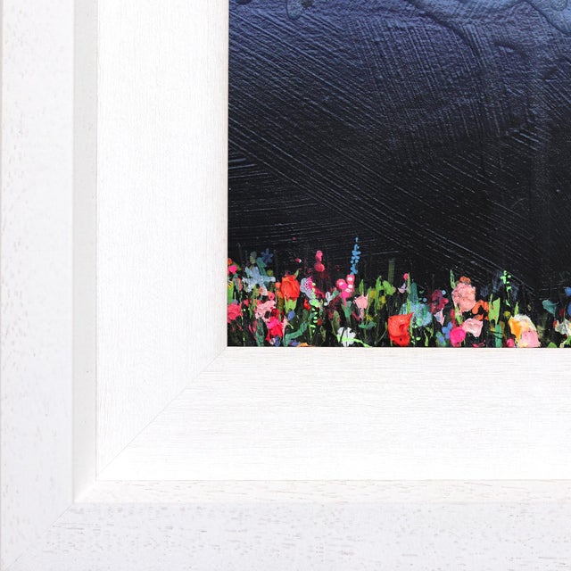 Stormy Clouds - – Original Mixed Media Impasto Abstract Floral Painting on Canvas (2025) by Lee Herring For Sale - Image 4 of 9