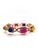 Gemstone Bochic “Capri” Vintage Ruby, Blue Sapphire & Honey Sapphire - 18K Gold & Silver For Sale - Image 7 of 10
