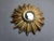 Vintage Golden Sunburst Mirror, 1960s For Sale - Image 6 of 10