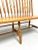 Wood Amish Made Rockford Style Oak Windsor Bench For Sale - Image 7 of 10