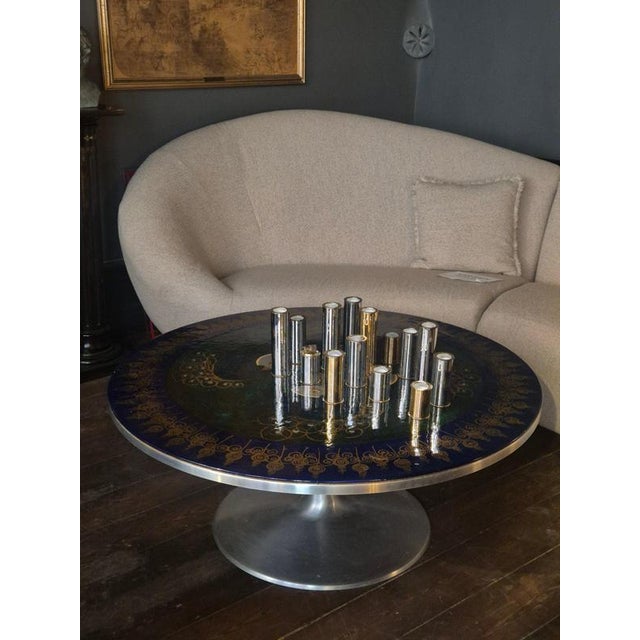 Metal Model Mygge Coffee Table by Poul Cadovius & Bjørn Wiinblad, 1960s For Sale - Image 7 of 9