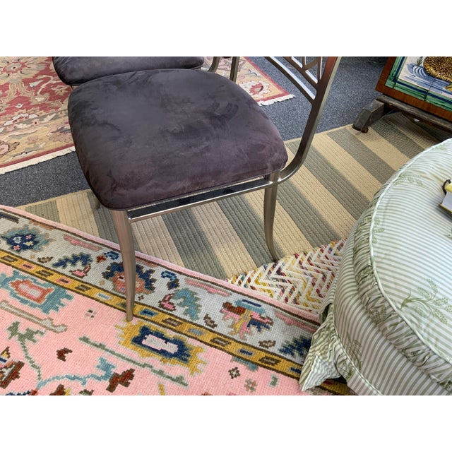 Late 20th Century Metal Dining Chairs, a Pair For Sale - Image 12 of 12