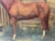Chestnut Mid-Century British Equestrian Horse Portrait Attributed to Lionel Ellis, c.1950–60 For Sale - Image 8 of 18