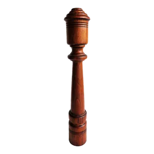 Mid 20th Century Walnut Wood Combination Pepper Mill & Salt Shaker