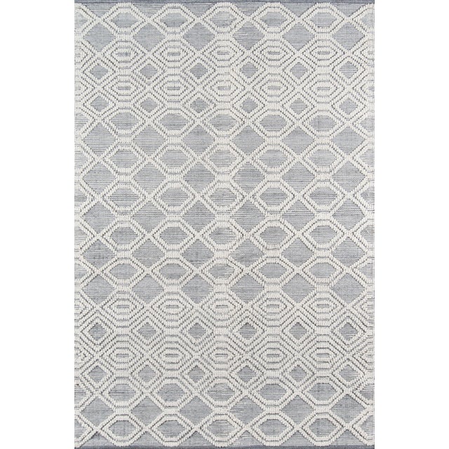 Gray Momeni Contemporary Indoor/Outdoor Hermosa Rug in Grey, 7'9" x 9'9" For Sale - Image 8 of 8