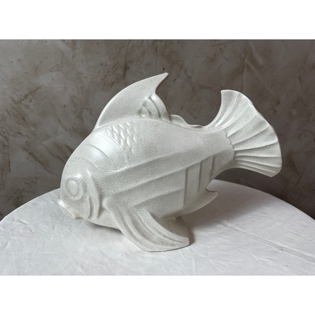 Art Deco Earthenware Fish, 1930s For Sale - Image 3 of 12