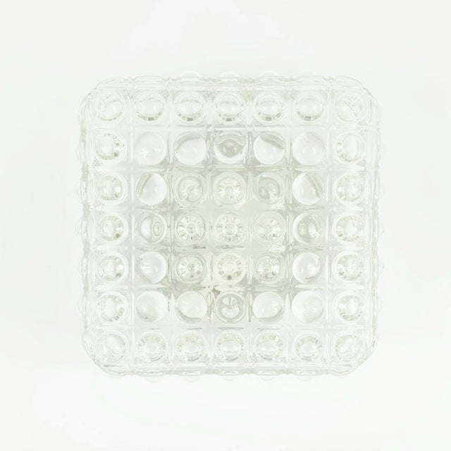 Stunning bubble glass ceiling light/flush mount by helena tynell for limburg, germany's leading glasswork, renowned for...