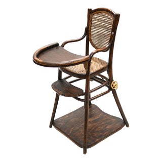 High Chair Childrens Seat Arts and Crafts For Sale
