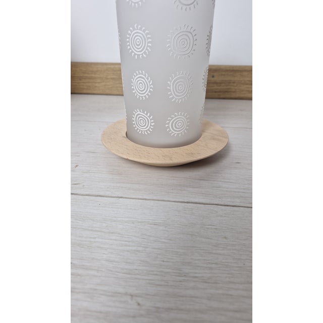 Wood Miketta Candleholder in Blown Glass by Nathalie Du Pasquier and Nanae Umeda for Sottsass Associati, 1990s For Sale - Image 7 of 14