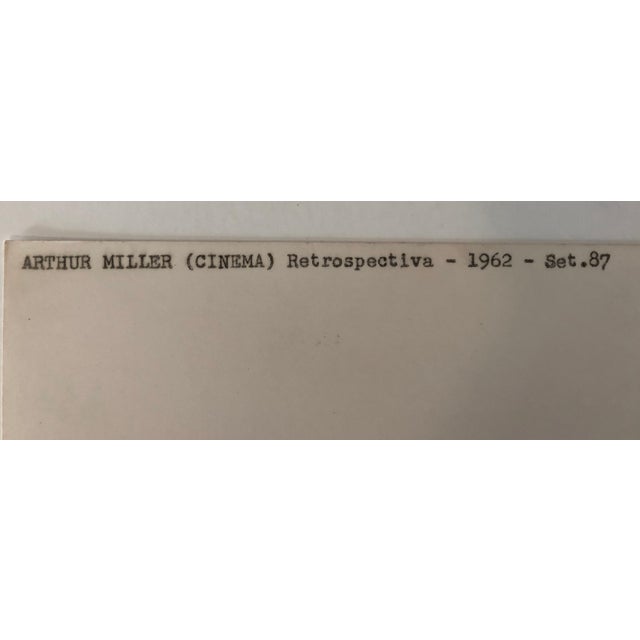 Inge Morath, Vintage Magnum Press Photograph Arthur Miller with Saul Steinberg Mask Photo, 1962 For Sale In Miami - Image 6 of 6