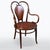 Brown Antique Bentwood Armchair from Fischel, 1915 For Sale - Image 8 of 8
