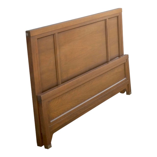 Dixie Furniture "Mark Lx" Full Size Headboard & Footboard For Sale