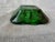 Chunky 60's Blenko Style Green Glass Catchall Ashtray For Sale - Image 9 of 15