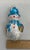 Vintage Glass Snowman Ornament Christmas Tree Handpainted Holiday For Sale - Image 10 of 12