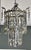 Glass Waterfall 2 Tier Crystal Chandelier, 1920s For Sale - Image 7 of 8
