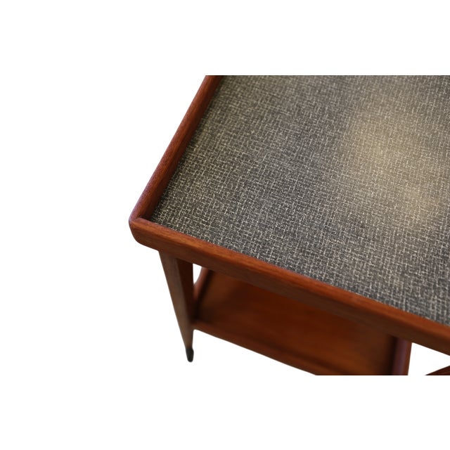 Danish Teak Drinks Trolley with Removable Tray, 1960s For Sale - Image 11 of 12