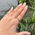 14k Gold Cushion Multi-Color Natural Diamond Five-Stone Band Ring Size 5 For Sale In New York - Image 6 of 18