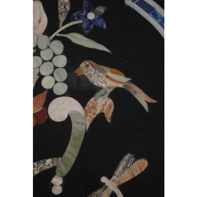 Italian Pietra Dura Style Large Rectangular Marble Inlaid Coffee Table For Sale - Image 12 of 17