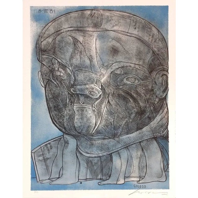 José Luis Cuevas Coloso Signed and Numbered Print For Sale