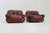 Wood Set Vintage Italian Burgundy Lounge Chairs by Sapporo for Mobil Girgi, 1970s, Set of 2 For Sale - Image 7 of 11