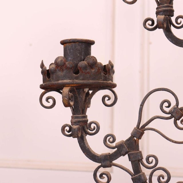 Italian Floor-Standing Altar Candleholder For Sale - Image 5 of 8