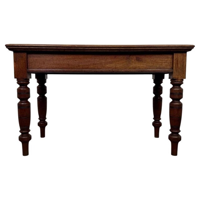 Antique Early 20th Century English Oak Side Table For Sale - Image 6 of 10