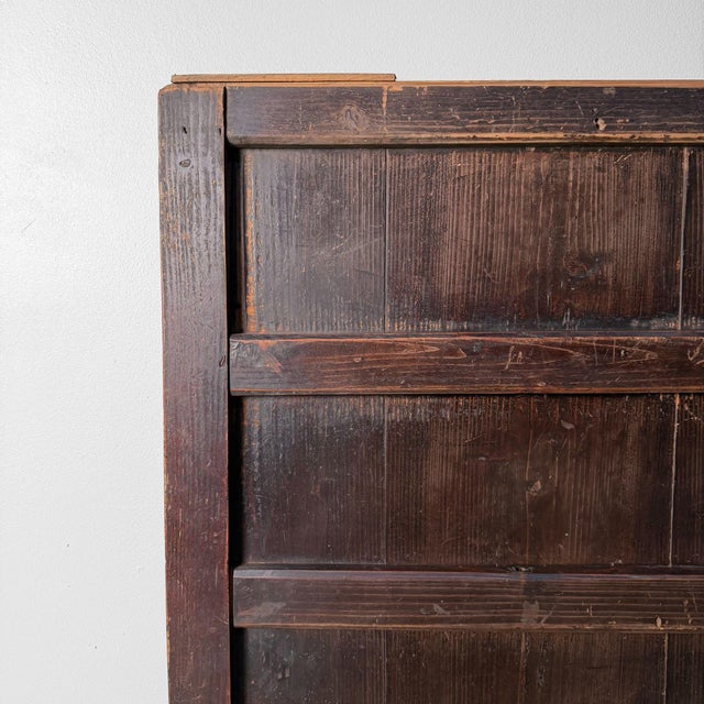 Antique Japanese Wooden Wall Panel, 1890s For Sale - Image 9 of 13