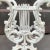 Mid 20th Century Vintage Lyre/Harp Shaped Aluminum Rack For Sale In Baltimore - Image 6 of 10