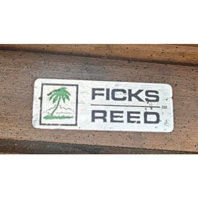 John Wisner, Refurbished Far Horizons Sofa and Chair Set by Ficks Reed. Iconic Mid-Century, Vintage Bentwood in Excellent Condition. For Sale - Image 11 of 11