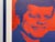 Wood Andy Warhol Foundation Vintage Offset Lithograph Print Framed JFK Pop Art Poster " Flash-November 22, 1963 From the Flash Portfolio " 1968 For Sale - Image 7 of 18