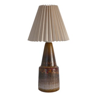 Modern Brutalist Ceramic Table Lamp from Tilgmans, Sweden, 1960s For Sale