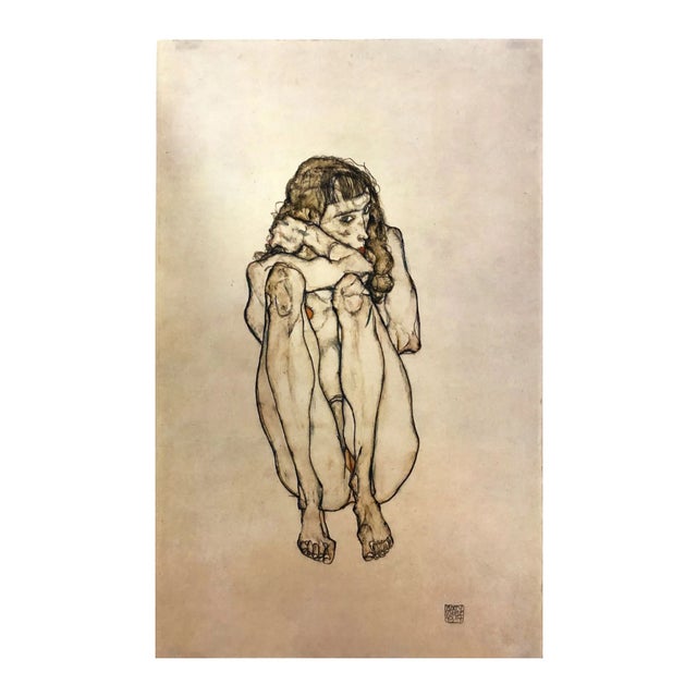 Artist: Egon Schiele Country: Austria Title: Seated Nude Medium: Offset – 26 Paper: Heavy paper 16 x 12 inch Published: by...