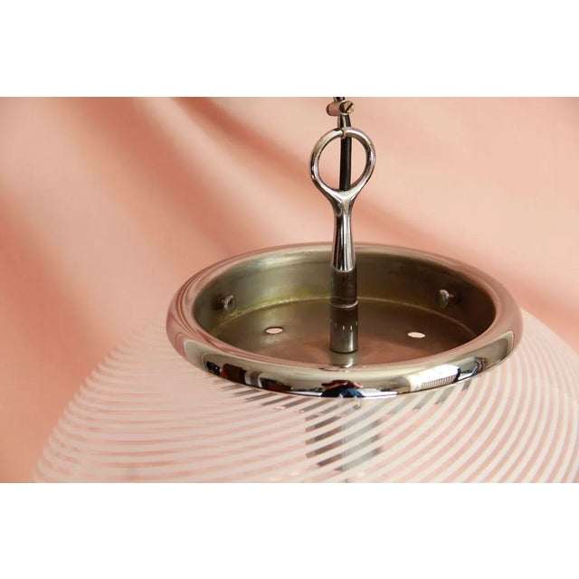 Mid-Century Italian Globe Ceiling Lamp by Venini, 1960s For Sale - Image 11 of 15