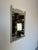 Vintage French Neoclassical - Style Painted Wood Wall Mirror For Sale - Image 9 of 10
