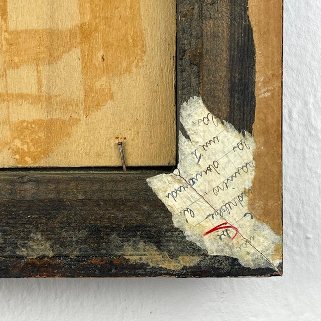 Portrait Man in a Suit, Late 19th Century, Oil on Plywood For Sale - Image 7 of 10