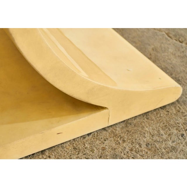 Lacquered Parchment Console or Cocktail Table by Sally Sirkin Lewis For Sale - Image 11 of 13