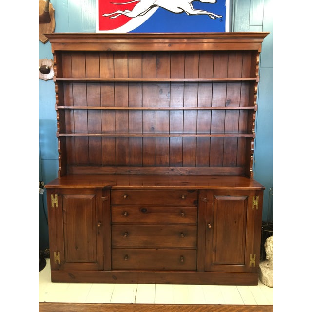 Vintage Pine Hutch by the Pine Shop Chairish