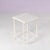 Side Table in Beige Metal Frame with Travertine Top in the style of Max Sauze, 1980s For Sale - Image 6 of 8