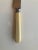 Vintage bone handle with stainless steel blade carving knife14"L , makers mark reads "Sheffield England" Very good condition.