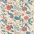 Schumacher Sinhala Sisal Wallpaper In Rouge & Indigo For Sale