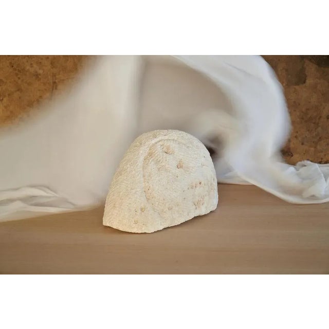 Stone The Most Primitive Face Sculpture by Jean-Baptiste Van Den Heede For Sale - Image 7 of 8