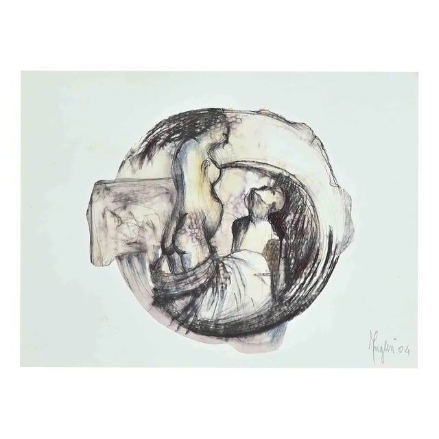 Alberto Inglesi, Figures, Mixed Media, 2004 For Sale