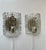 Crystal Ice Glass Wall Sconces by Carl Fagerlund for Orrefors, 1960s, Set of 2 For Sale - Image 8 of 10