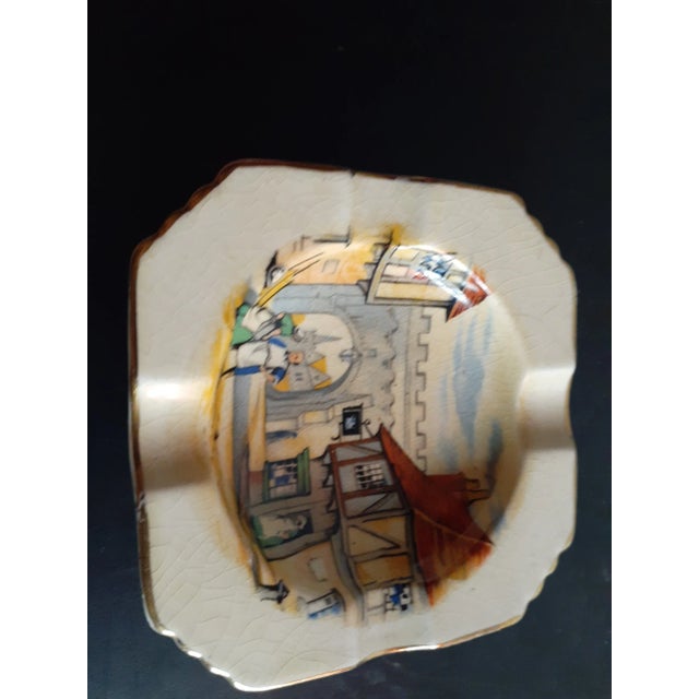 1940s Royal Winton England Square Ashtray For Sale In Dallas - Image 6 of 7