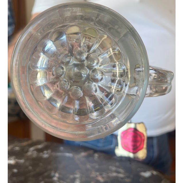 1970s Rastal German Etched Glass Stein With Pewter Lid For Sale - Image 6 of 6