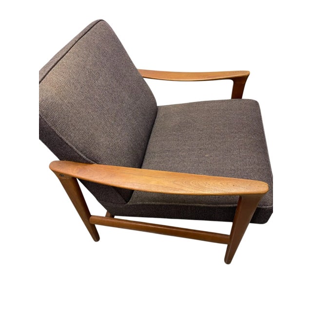 Karl Andersson & Söner Mid-Century Modern Scandinavian Teak Lounge Arm Chair For Sale - Image 4 of 12