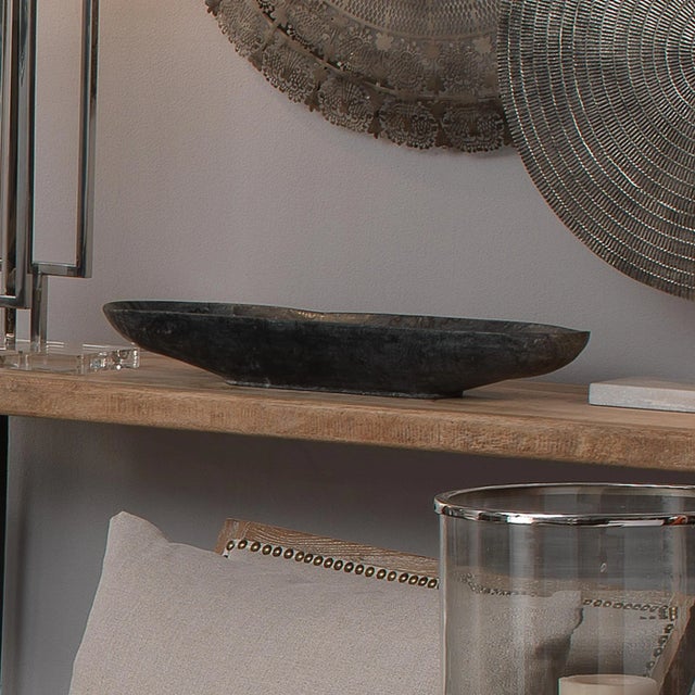 Inspired by vintage serving bowls, this piece brings a timeless accent to any tabletop. Crafted from solid marble and...