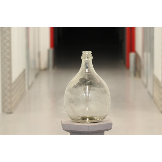 Vintage Demijohn Glass Bottle, 1980s For Sale - Image 8 of 10